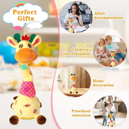 🦒 Dancing Talking Giraffe Toy with Music, Lights & Motion