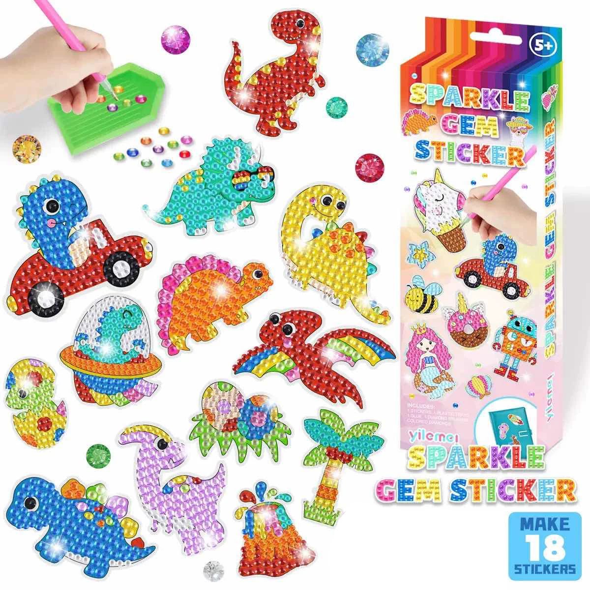 Kids DIY Diamond Painting Sticker Kit 💎🎨