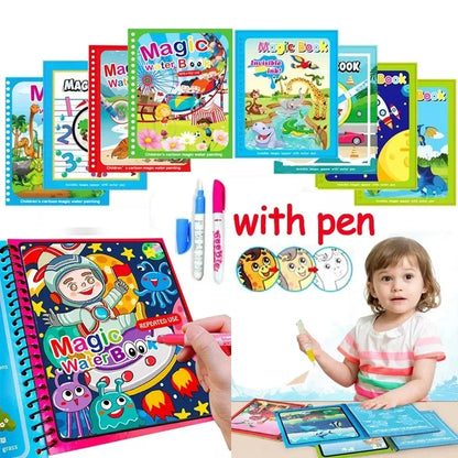 Liquid Magic Book Magic Reusable Water Book – mylovely-baby