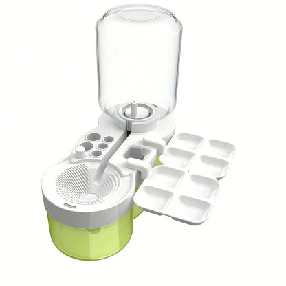 CleanFlow 6-in-1 Paintbrush Cleaner & Brush Holder