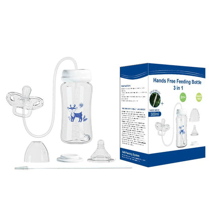 EasyFlow 3-in-1 Hands-Free Baby Bottle Set – Gravity Ball Feeding System