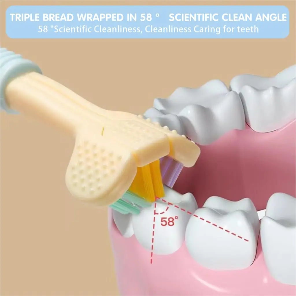 TripleClean Kids 3-Sided Toothbrush