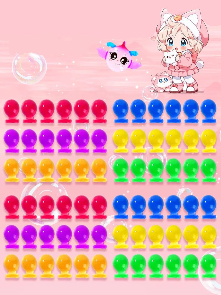 Magic Sticky Balloon DIY Craft Toy – Creative Bobo Inflator Fun