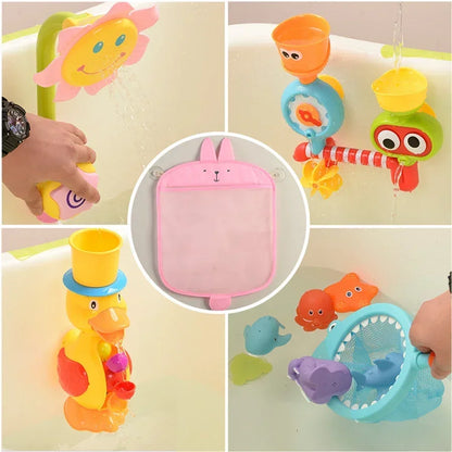 Baby Bath Toy Storage Net – Cartoon Animal Mesh Bag