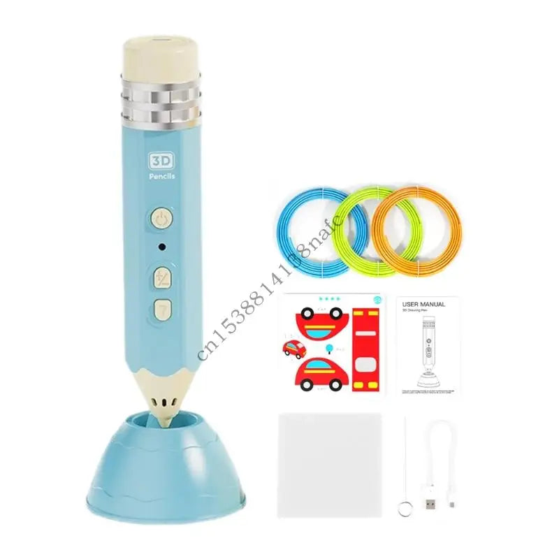 Creative 3D Drawing Pen for Kids – Safe Temperature Control