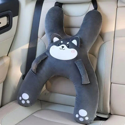 SnoozeBuddy - Cute Kids Travel Support Pillow