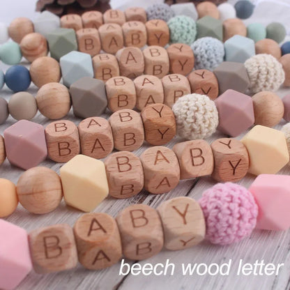 Personalized Baby Pacifier Clip – Custom Name Teether Holder