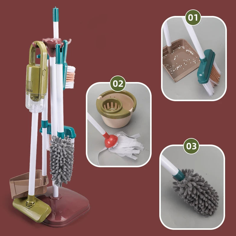 My Life Clean Set Kids Simulated Life Cleaning Toys – Pretend Play Cleaning Set for Chil ...