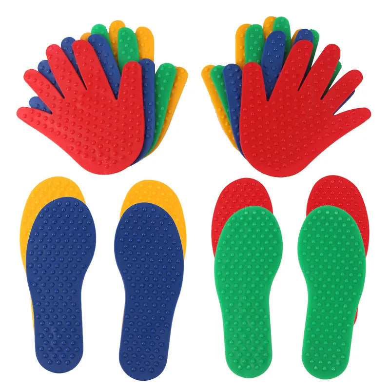 8-Piece Hand & Foot Coordination Game – Fun Active Play for Kids 🖐️🦶🌈