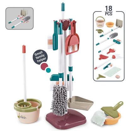 My Life Clean Set Kids Simulated Life Cleaning Toys – Pretend Play Cleaning Set for Chil ...