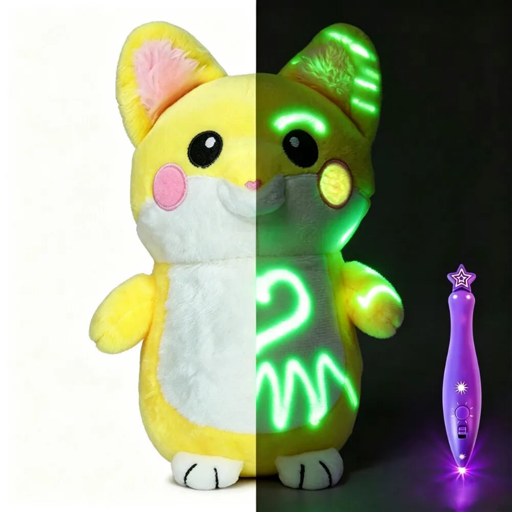 GlowDoodle - Light-Up Drawing Plush Toy