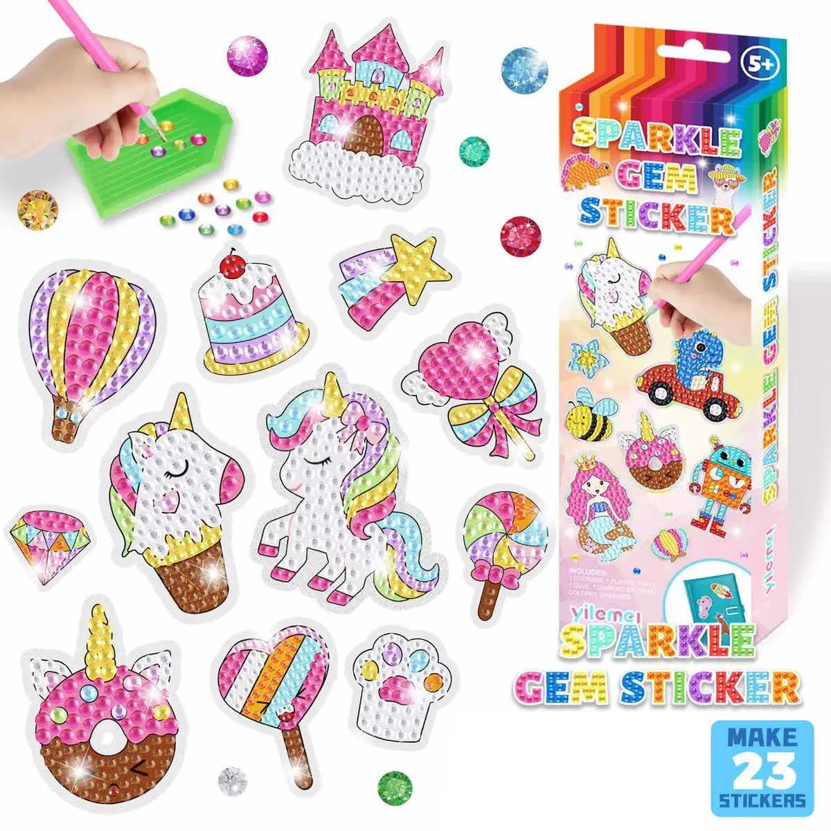 Kids DIY Diamond Painting Sticker Kit 💎🎨