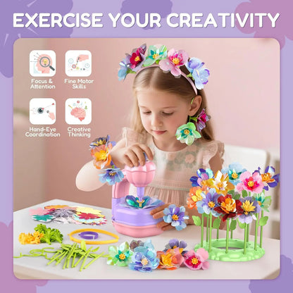BloomCraft DIY Fabric Flower Bouquet Kit