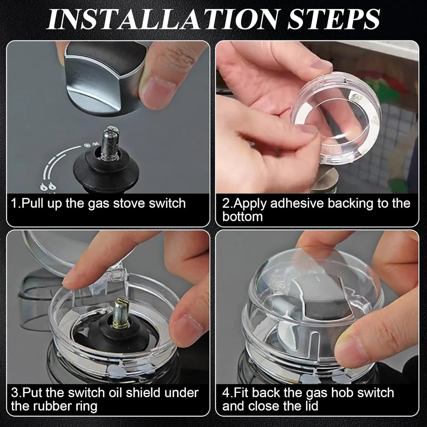 SafeKnob - Childproof Stove Knob Covers