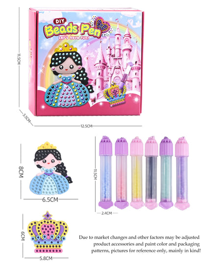 Creative DIY Bead Pen Set – Sparkling, Fun