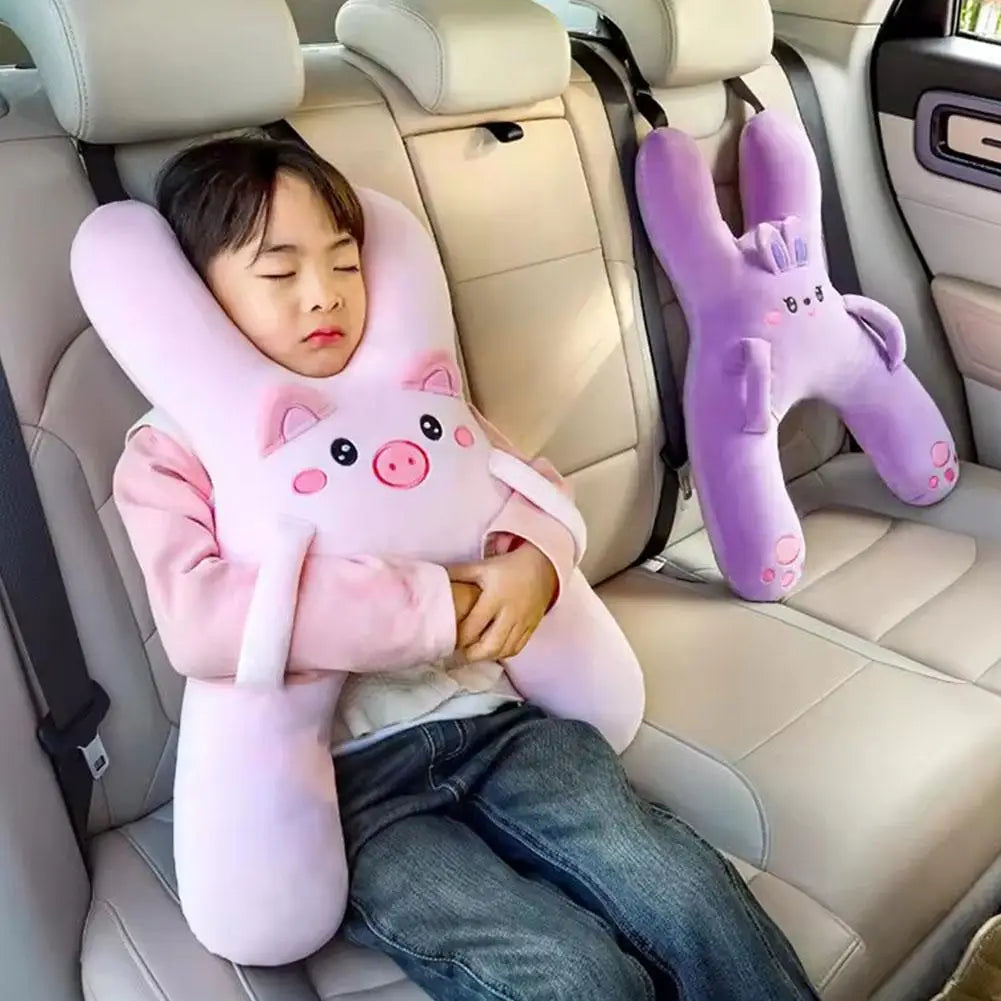 SnoozeBuddy - Cute Kids Travel Support Pillow