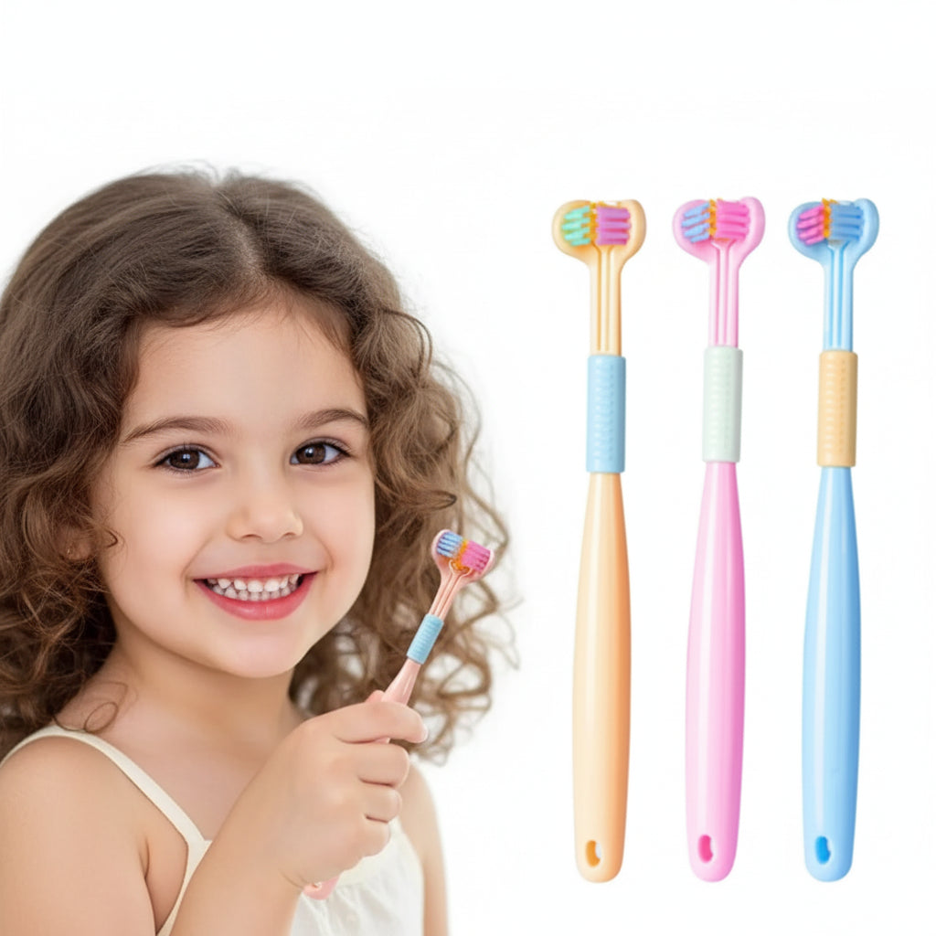 TripleClean Kids 3-Sided Toothbrush