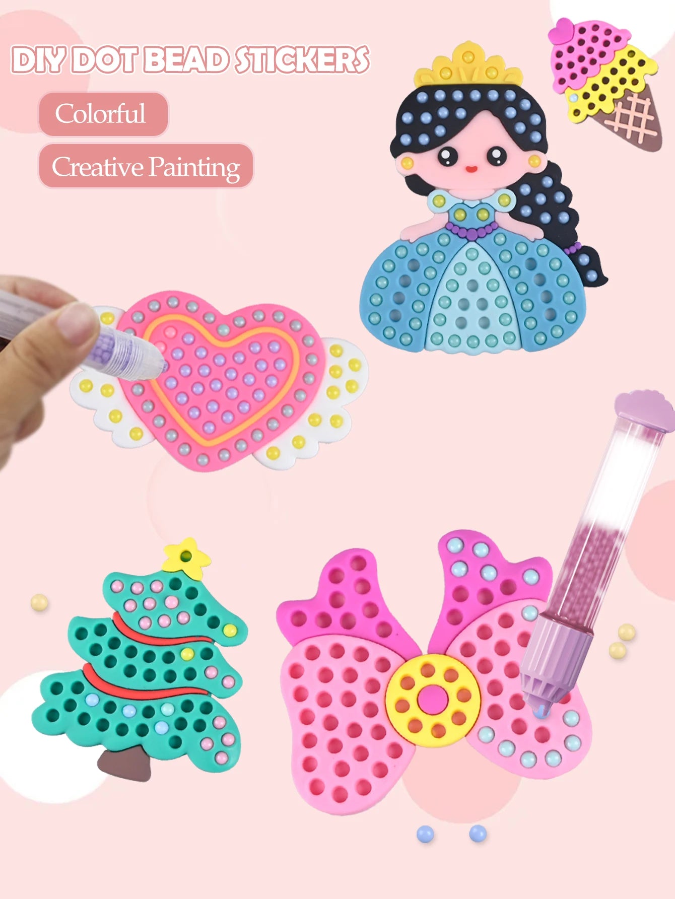 Creative DIY Bead Pen Set – Sparkling, Fun