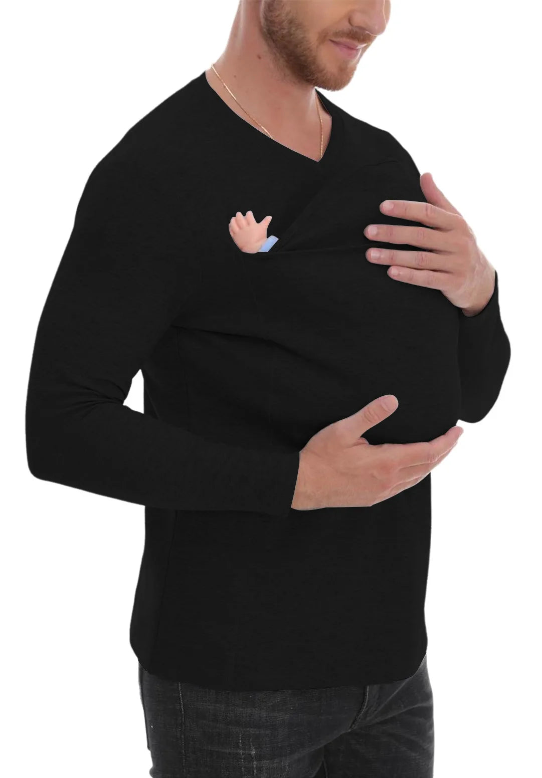 JoeyHug - Kangaroo Mum Long Sleeve Multifunctional T-Shirt