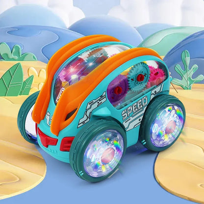 Electric 360° Stunt Car with Lights & Music