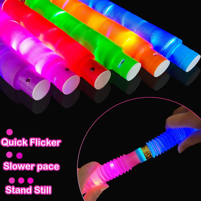 Light-Up Pop Tubes – Sensory Fidget Toys 🌈✨
