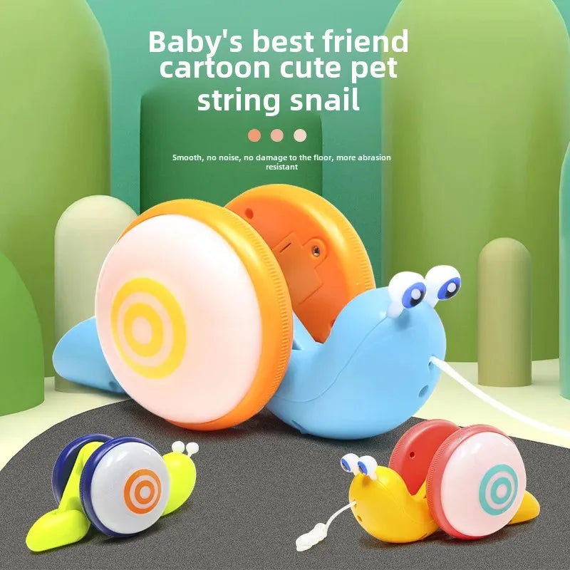 Snaily GlowPal – Pull-Along Light & Sound Toy for Toddlers