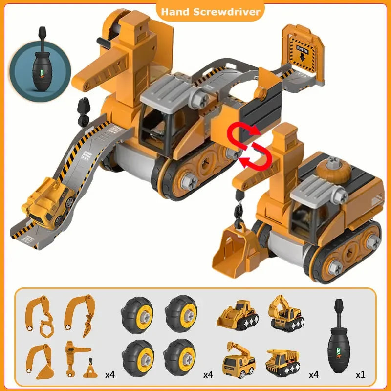 Junior Builder Electric Drill Tool Set – Kids Engineering & Construction Toy