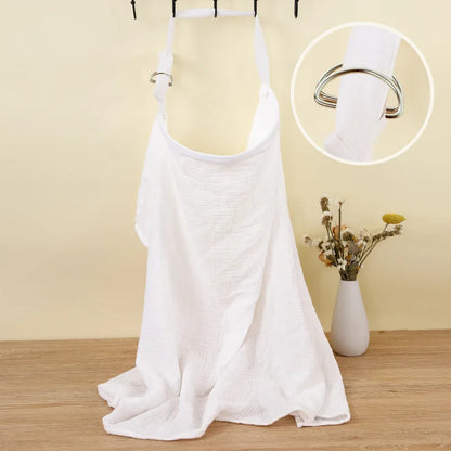 Breathable Breastfeeding Cover – Adjustable Nursing Apron for Outdoor Privacy