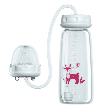 BornBL Hands-Free Baby Feeding Bottle – Anti-Colic Nursing System