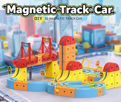 🚆 MagneTrack Builder – DIY Magnetic Train Track Assembly Set