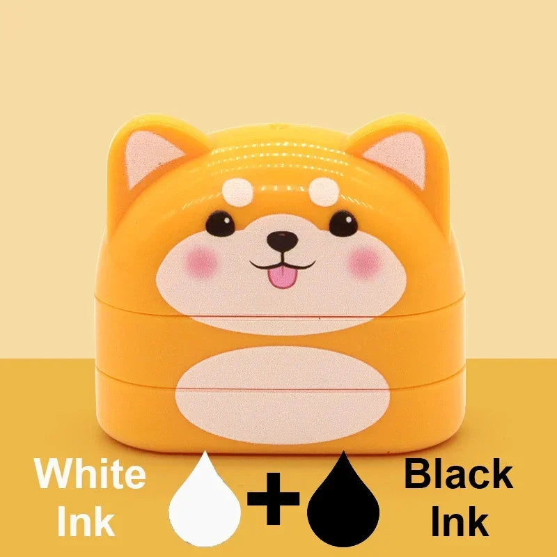 Waterproof Clothing Label Stamp - Double-Layer Black & White Ink