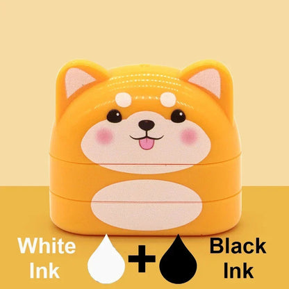 Waterproof Clothing Label Stamp - Double-Layer Black & White Ink