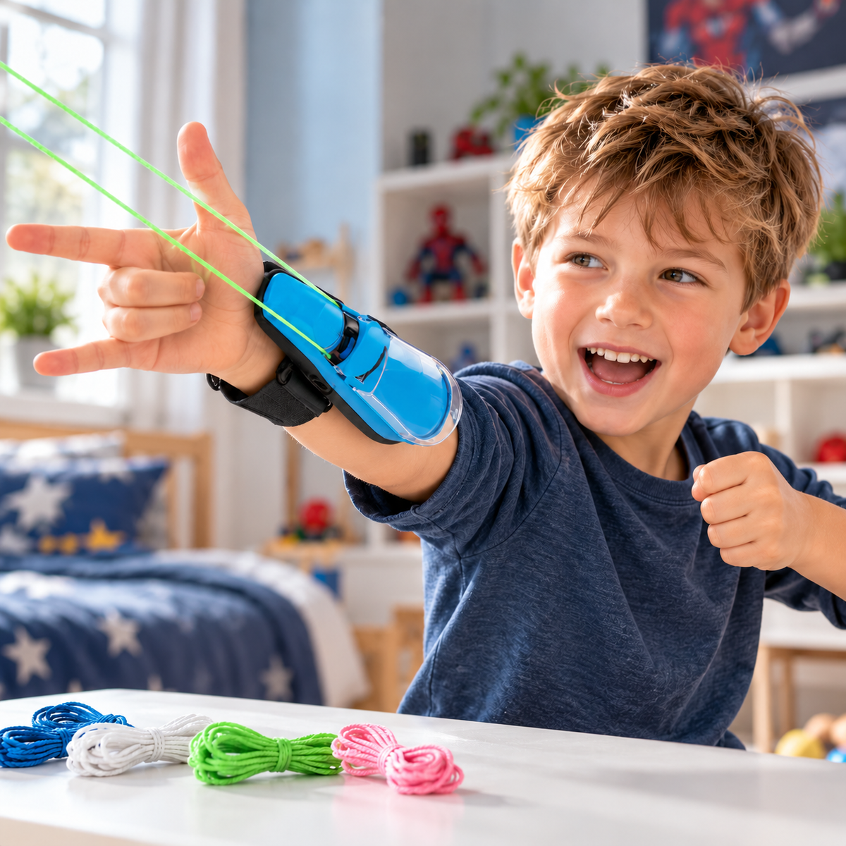 WebSlinger – Glow-in-the-Dark Wrist Launcher 🕸️✨